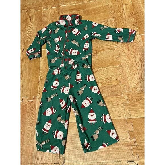 Just One You Christmas Santa Pajama Set 2 piece Baby 18m - Picture 2 of 7